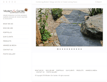 Tablet Screenshot of modernzengarden.com